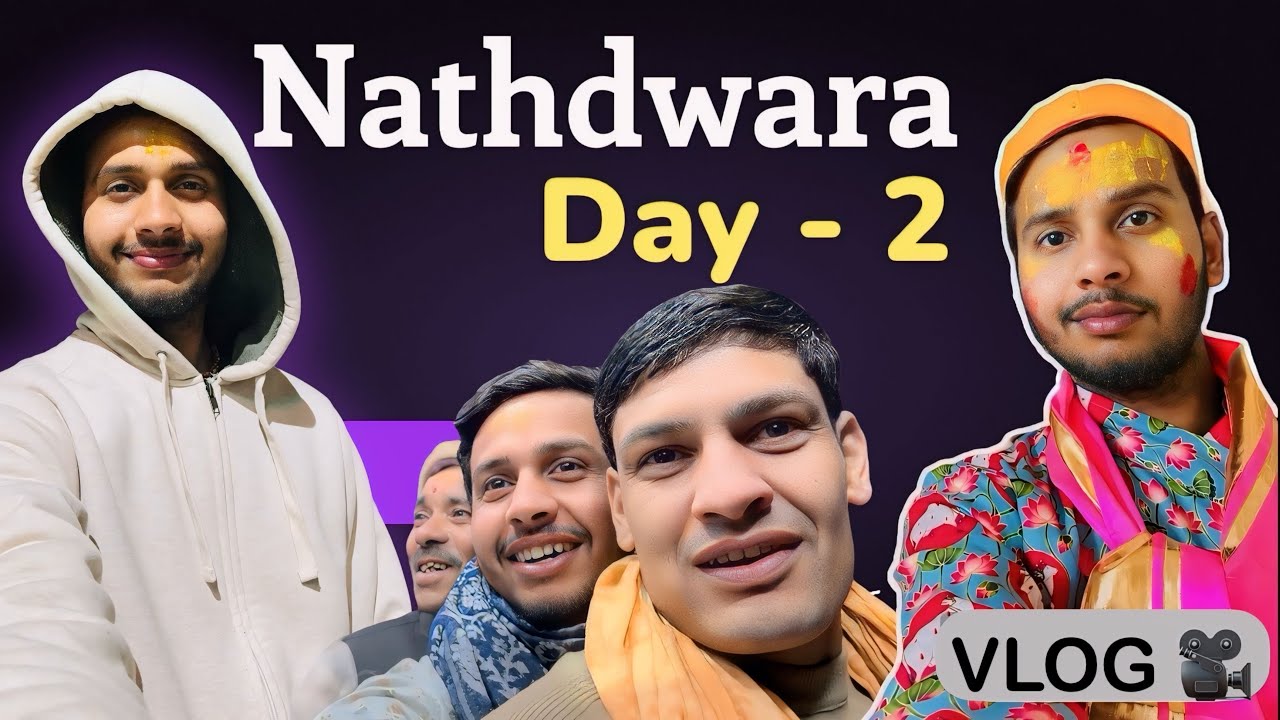 Nathdwara Day 2 ~ वृंदावन के बृजवासी नाथद्वारा मैं | Hori Rasiya 🥹