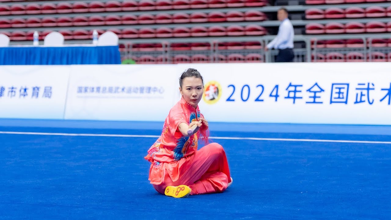 2024冠军赛 女子枪术  第2名 河北 王子文 9.730分 2024年全国武术套路冠军赛 女子枪术 QiangShu