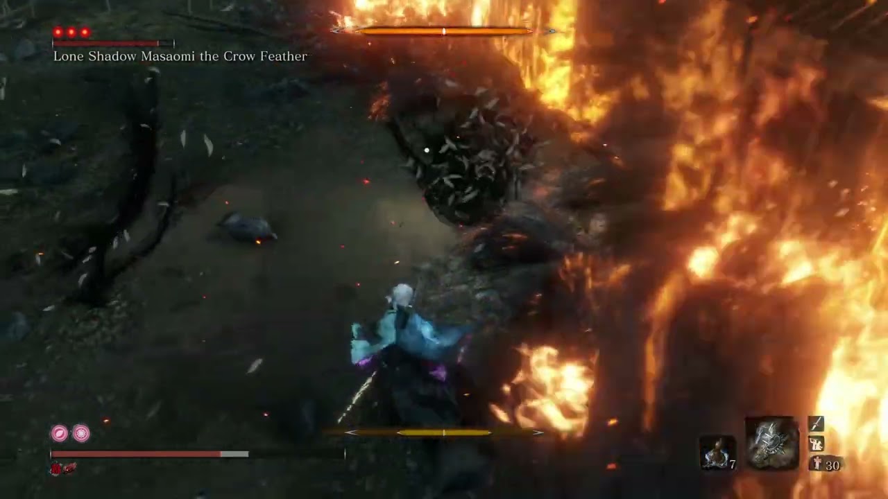Sekiro: Long May the Shadows Reflect | Lone Shadow Masaomi The Crow Feather