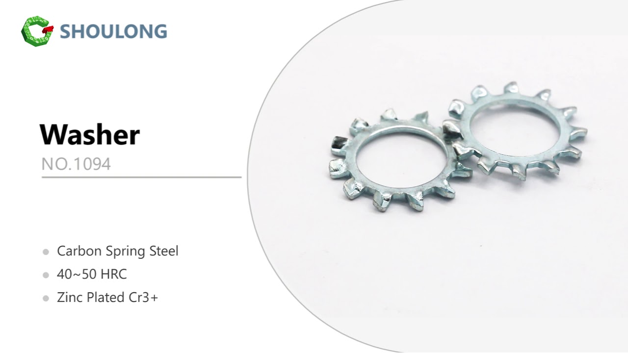1094-BW External Toothed Lock Washer｜SHOU LONG Fasteners