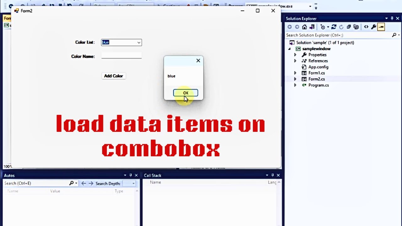 How to use combo box control in vb.net| load data items on combo box control|Tamil|pridetech