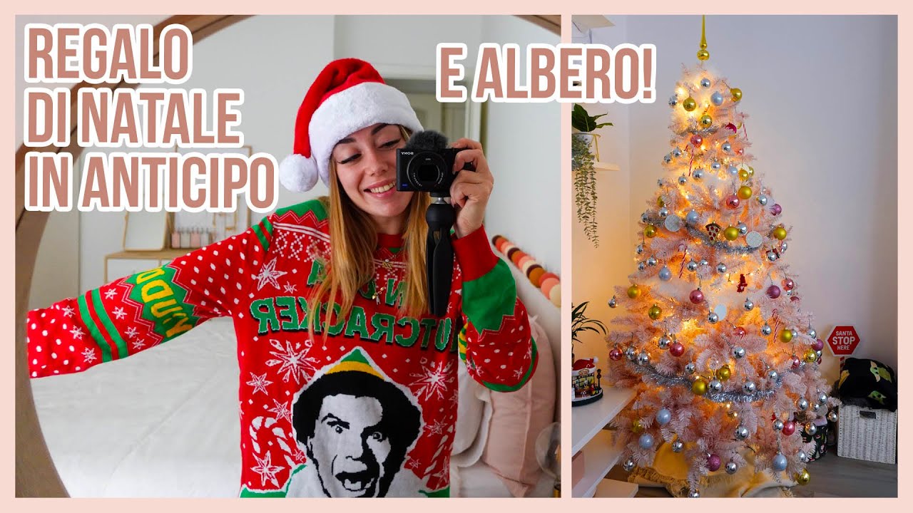 &Egrave; ARRIVATO IL MIO REGALO DI NATALE E FACCIAMO L'ALBERO!! 🎁🎄 | VLOGMAS #6