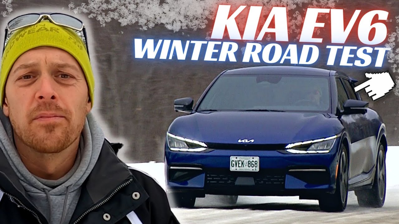 Kia EV6 2022: А как он себя ведет на снегу?