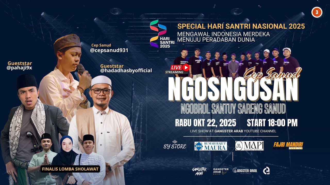 NGOSNGOSAN EPS 3 | USTADZ HAHA - AANG MAGRIBI