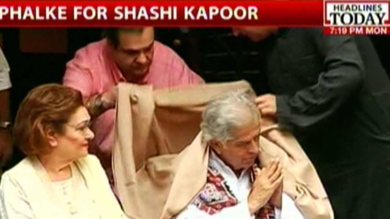 Shashi Kapoor Honoured With Dadasaheb Phalke Award