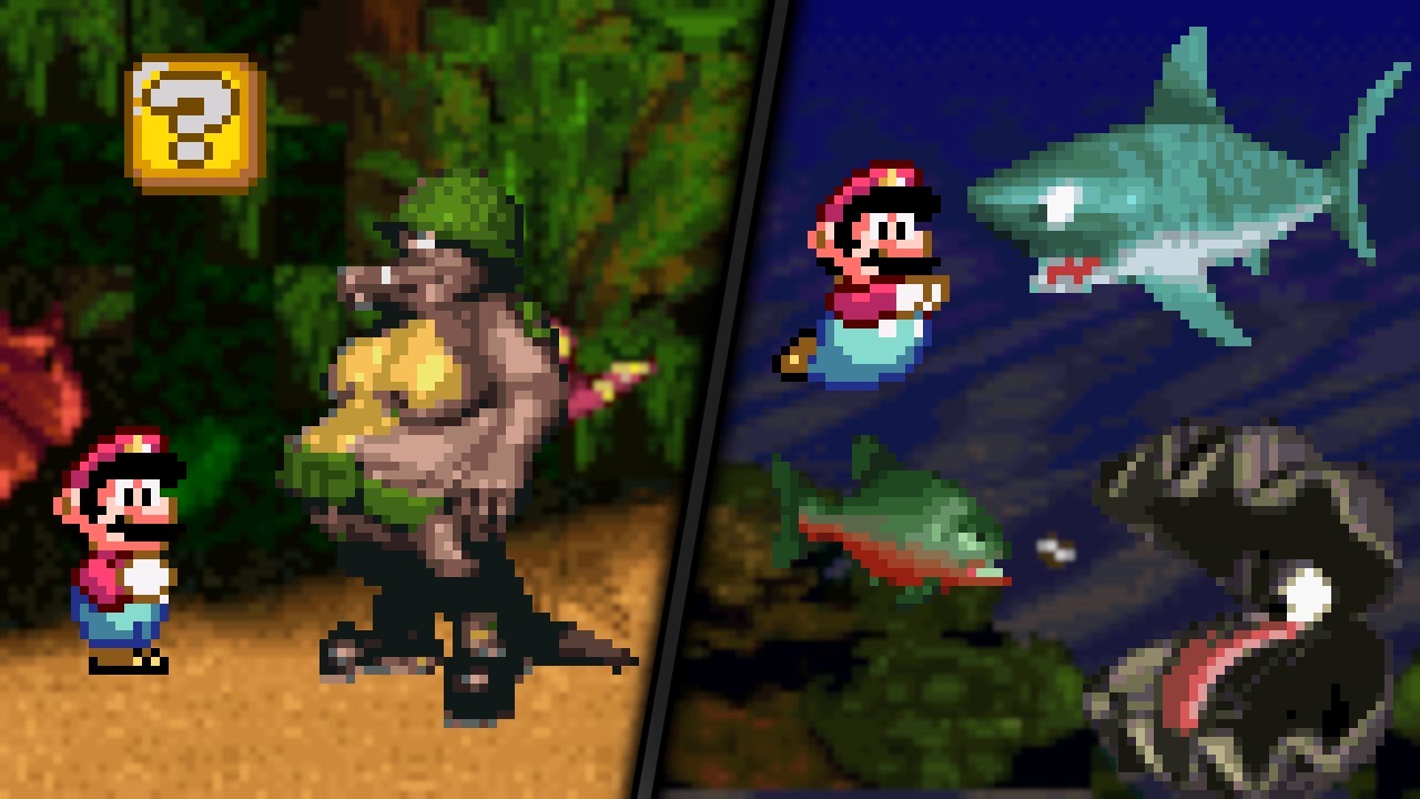 If Mario was in Donkey Kong Country 1 (DKC X Mario)