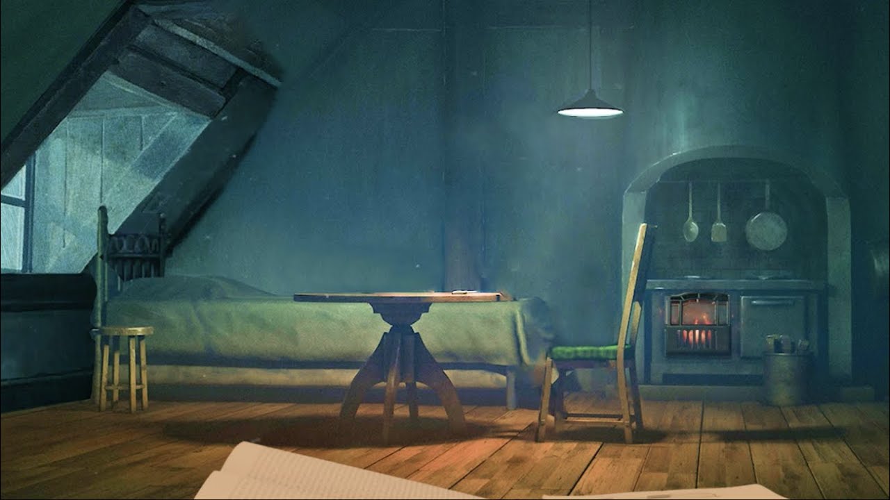 Study in a bedroom by the bakery