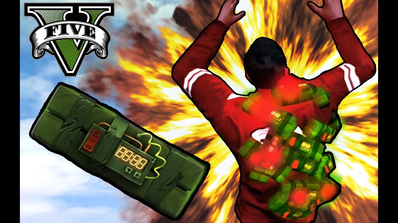 GTA V Online - EL HOMBRE BOMBA!! XDD - NexxuzHD