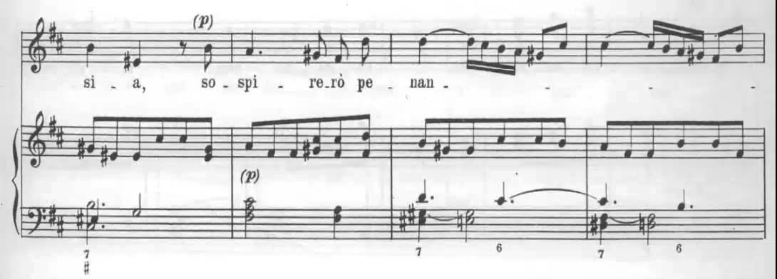 Vedro con mio diletto ( Giustino RV 717 - A. Vivaldi) Score Animation