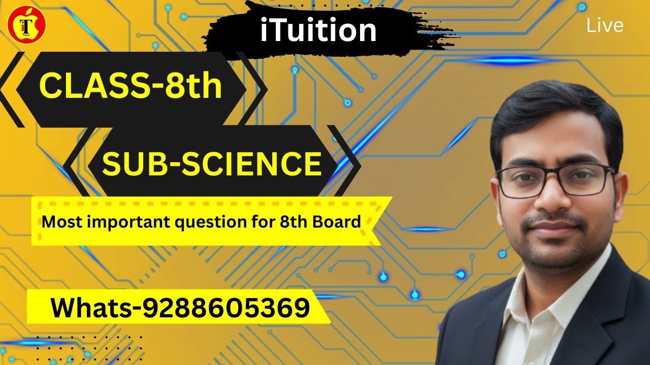 Class 8 Science Previous Year Question Paper | Full Solution | Exam Preparation 2026