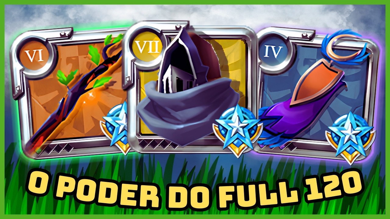 🔥 O PODER DO FULL 120 NO ALBION ONLINE! VALE A PENA?  O IMPACTO REAL NO PVP | BUILD SPECADA ! 🔥