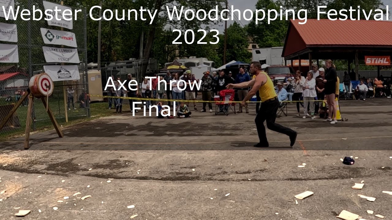 2023 Lumberjack Competition @ Webster Spring - Axe Throw Final