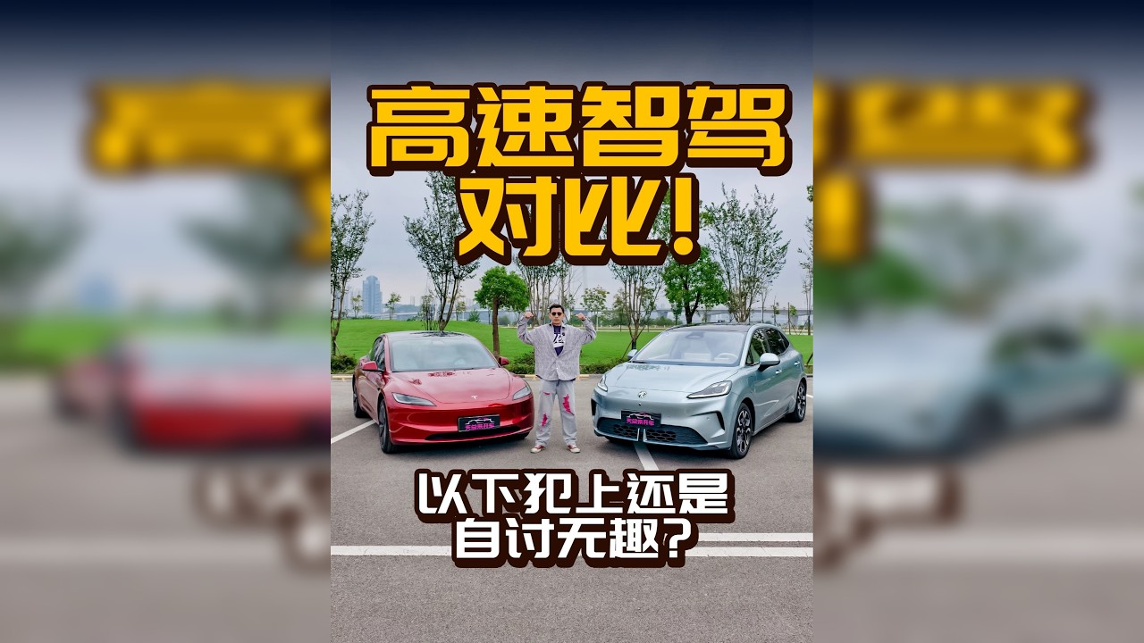 智驾对比！9万级MG4硬刚特斯拉，以下犯上还是自讨无趣？
