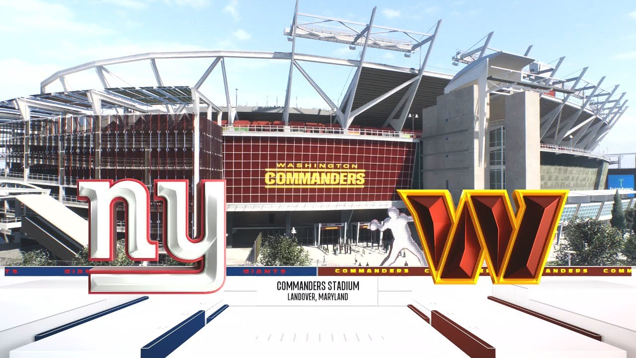 Madden NFL 26 - New York Giants (1-0) Vs Washington Commanders (0-1) PS5 Simulation Week 2