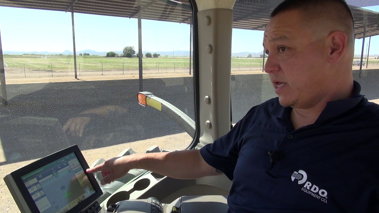 Pantalla John Deere Gen4: Como Fijar una Línea A B