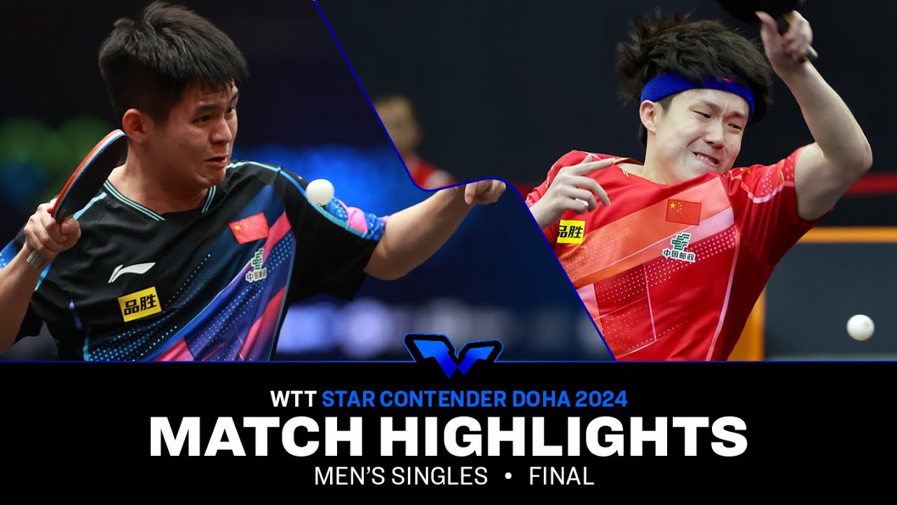 Lin Shidong vs Wang Chuqin | MS Final | WTT Star Contender Doha 2024
