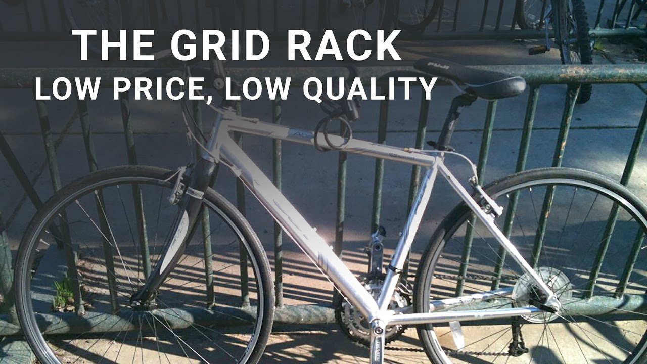How to choose a bike rack. What not to buy! The wheel bending Grid Rack video