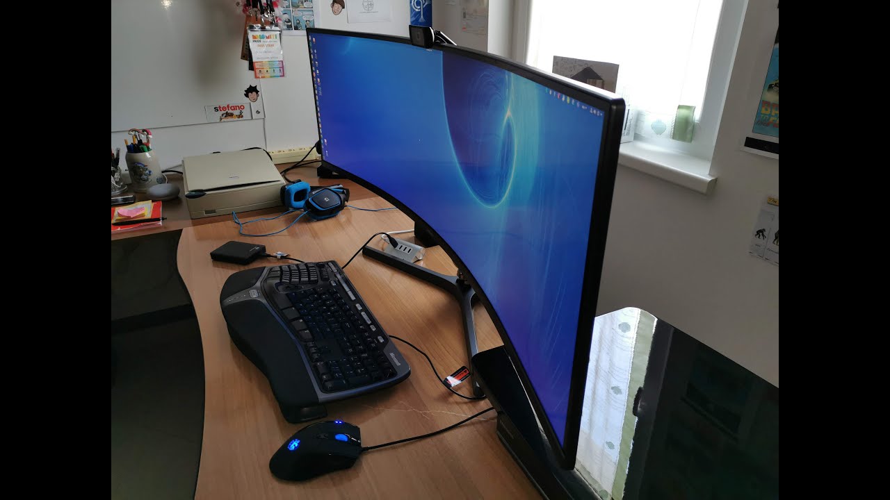 My new Samsung C49RG90 Gaming Monitor
