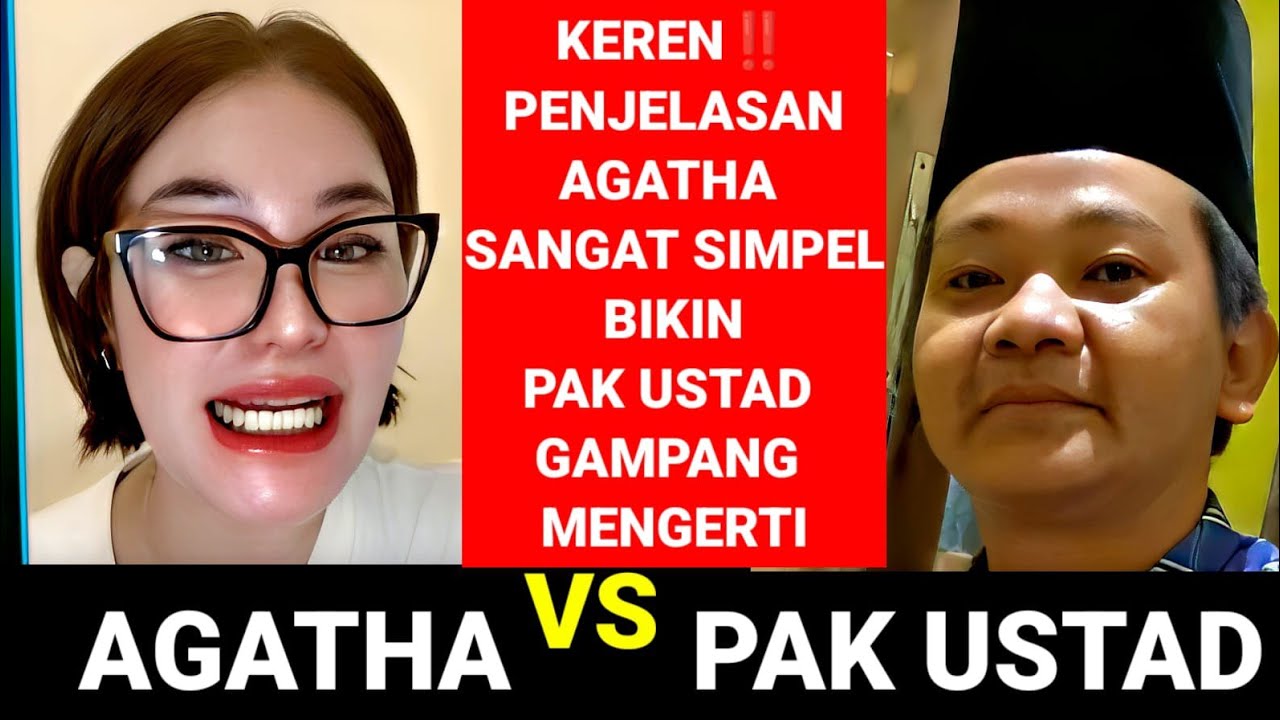 DISKUSI TERBAIK‼️AGATHA VS PAK USTAD