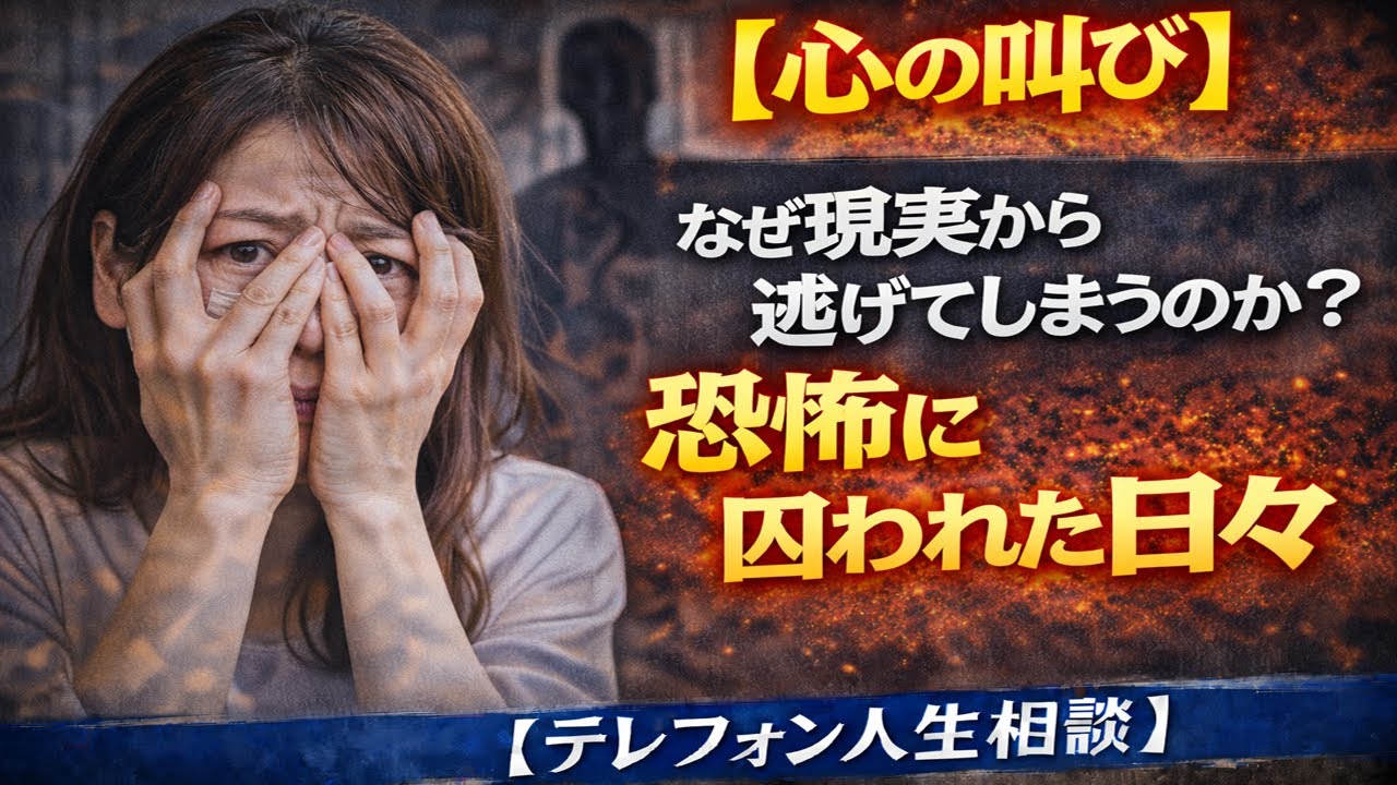 【心の叫び】なぜ現実から逃げてしまうのか？恐怖に囚われた日々 [テレフォン人生相談 ]