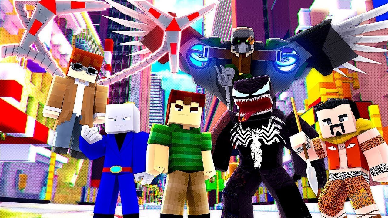 Minecraft: MENINO ARANHA - TODOS OS VILÕES FORAM SOLTOS #173