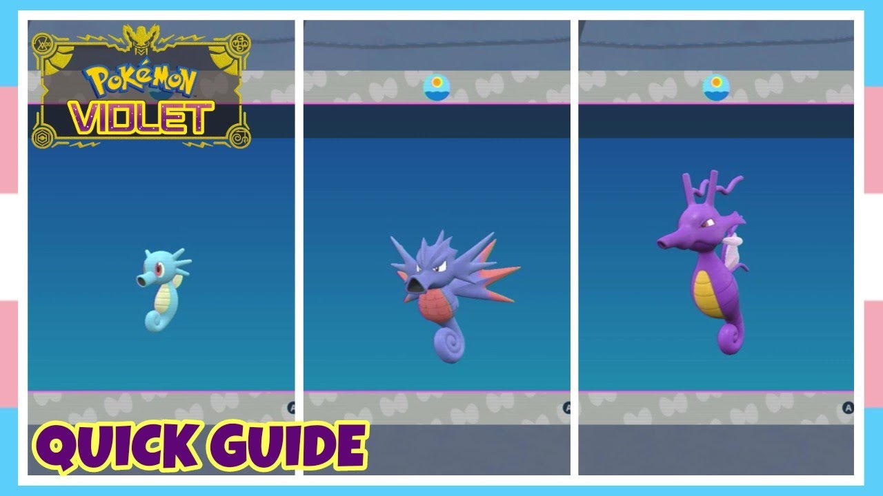 How To Evolve Horsea Into Seadra Into Kingdra In Pokemon Scarlet & Violet | Quick Guide