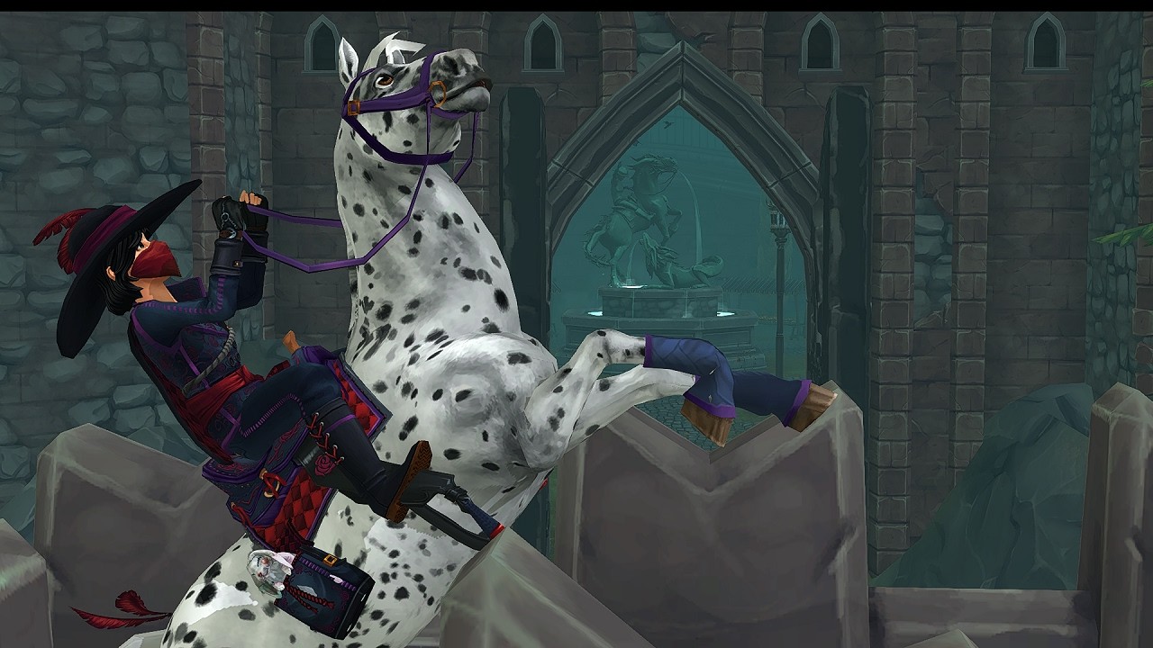 Climbing the Marchenghast Castle Turrets (star stable)