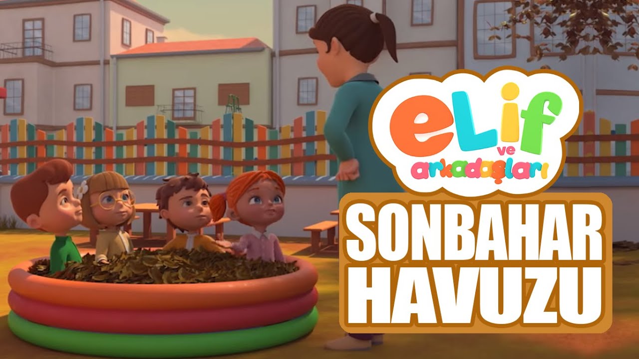 Elif ve Arkadaşları  - Bölüm 8 - Sonbahar Havuzu - TRT Çocuk Çizgi Film