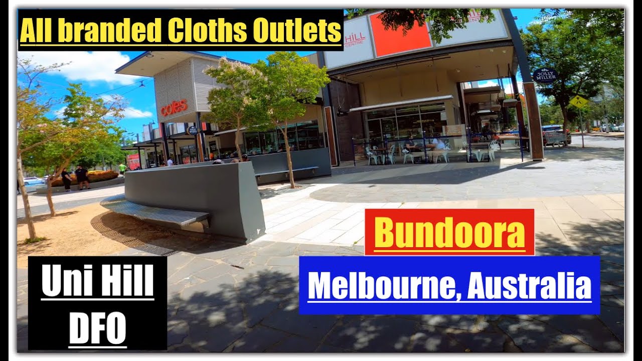 Walking Around "Bundoora Uni hi DFO" in Melbourne Australia l Branded Cloths Adidas+ Puma+ Nicky etc