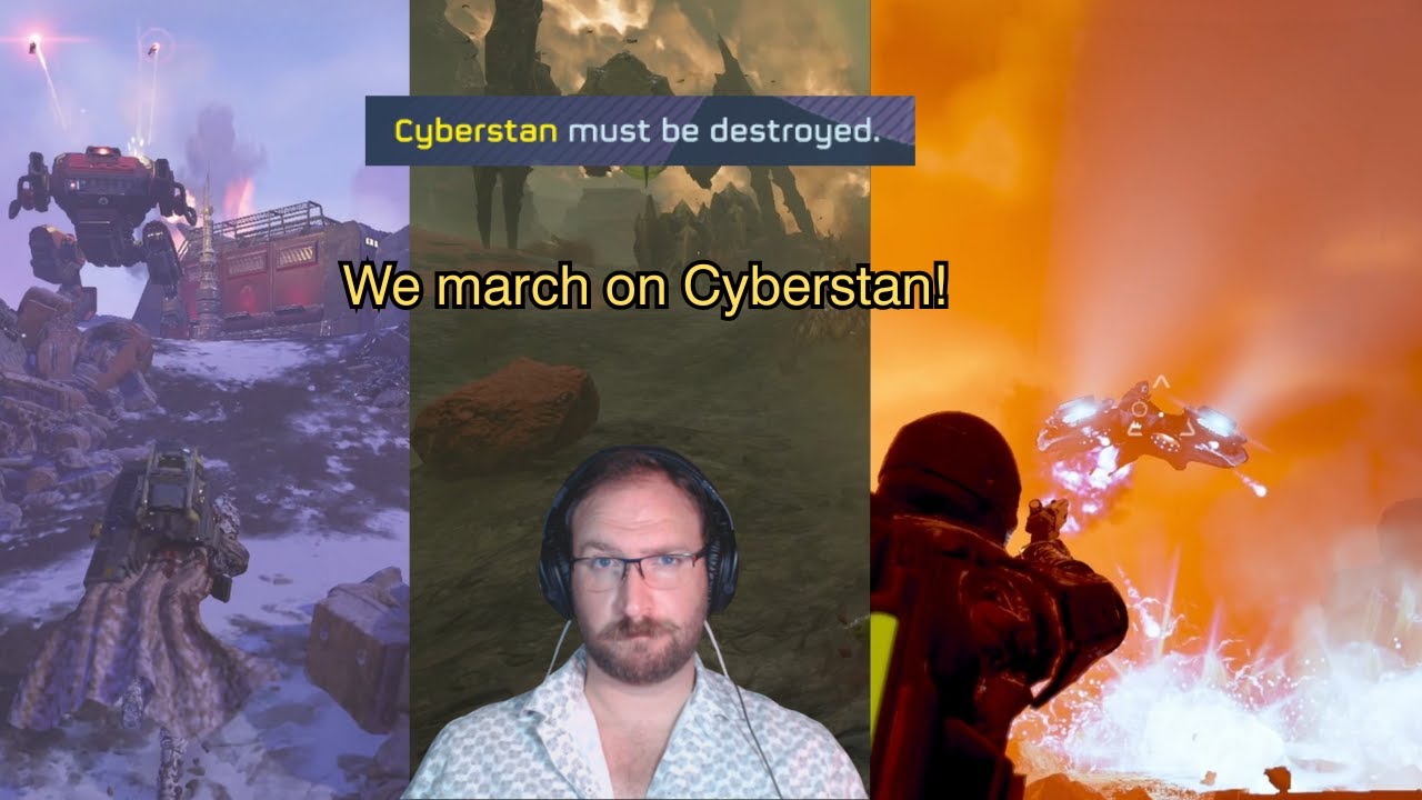 We March on CYBERSTAN Helldivers 2