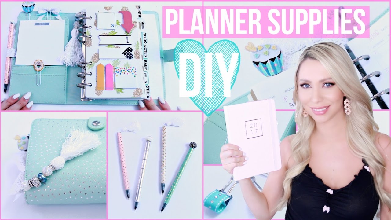 DIY Planner Supplies! CUTE & EASY!