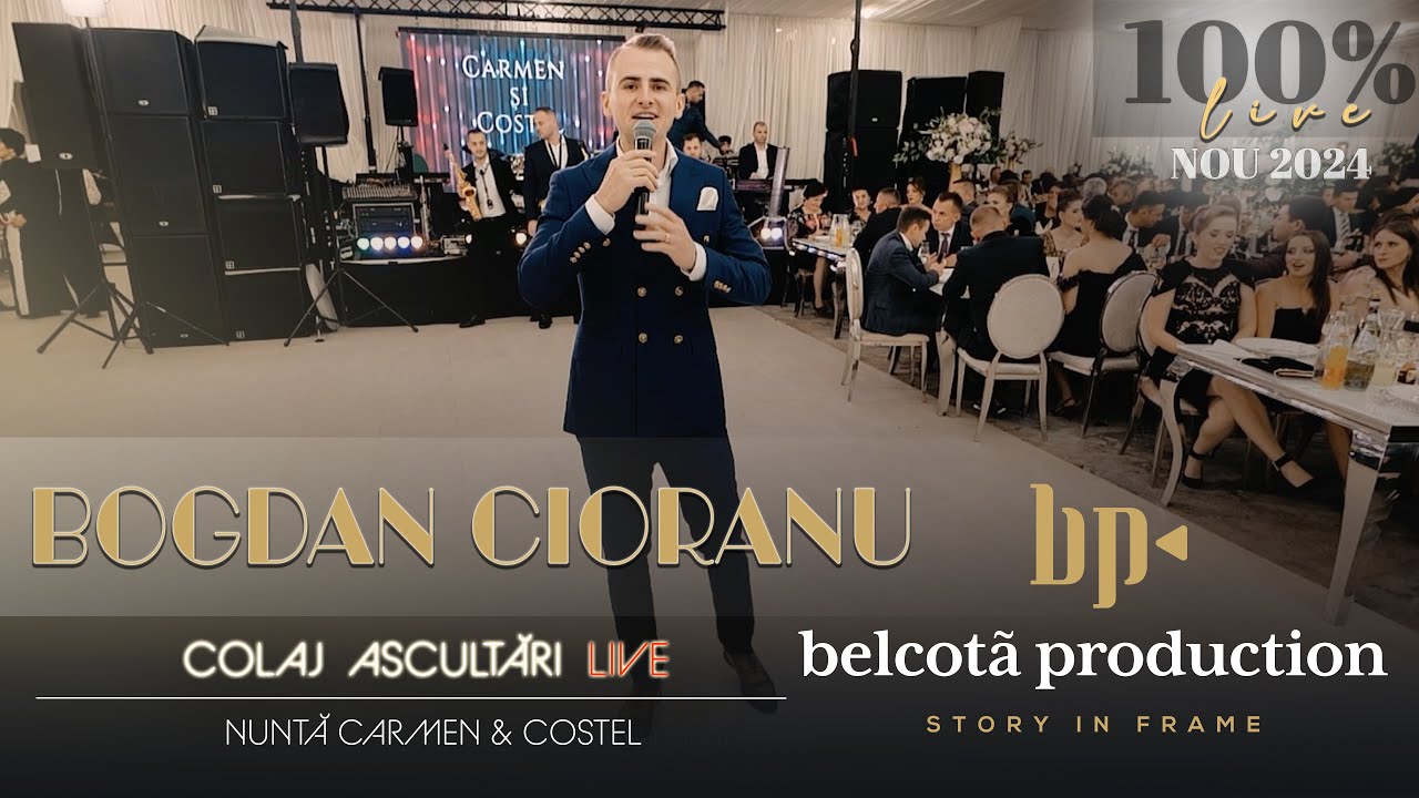 Bogdan Cioranu - Colaj Ascultari LIVE 🎵 Nunta Carmen & Costel ● NOU 2024