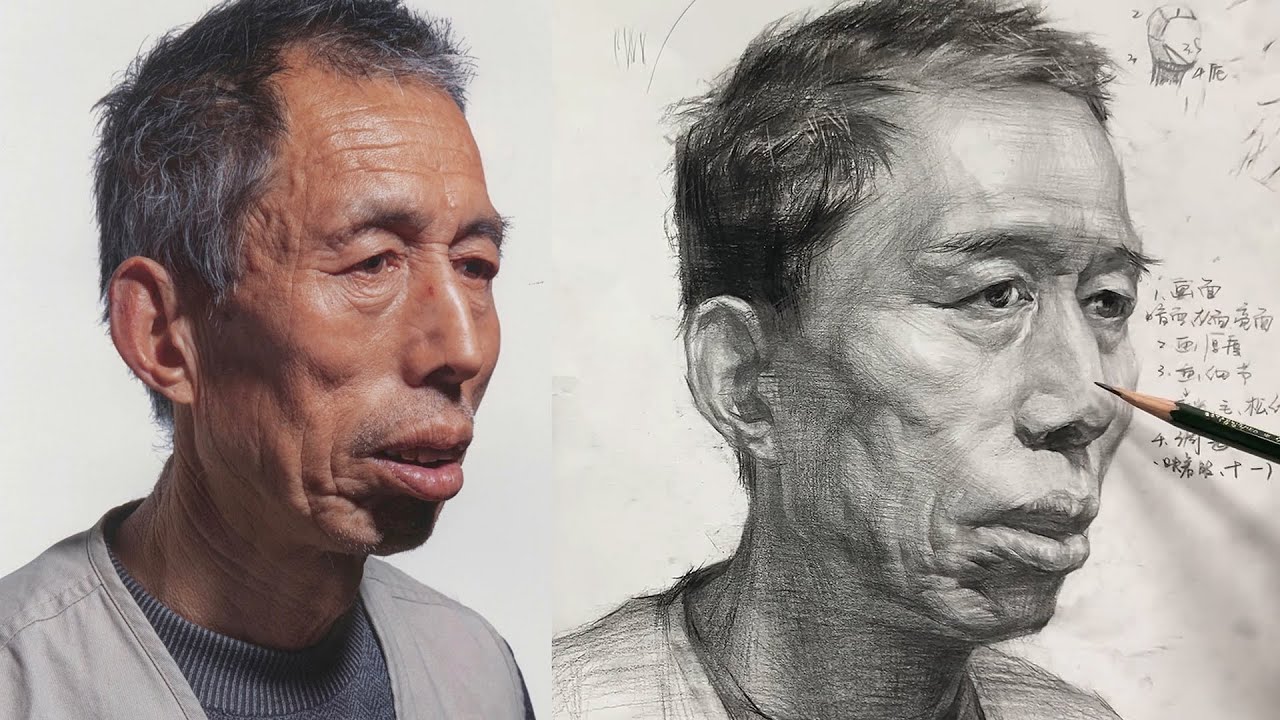 How to Draw a Realistic Portrait with Pencil – Step by Step