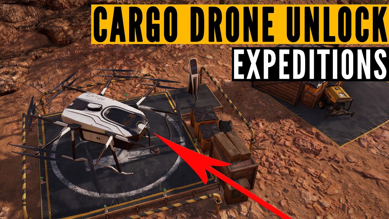 How to UNLOCK the CARGO DRONE in Expeditions: A MudRunner Game