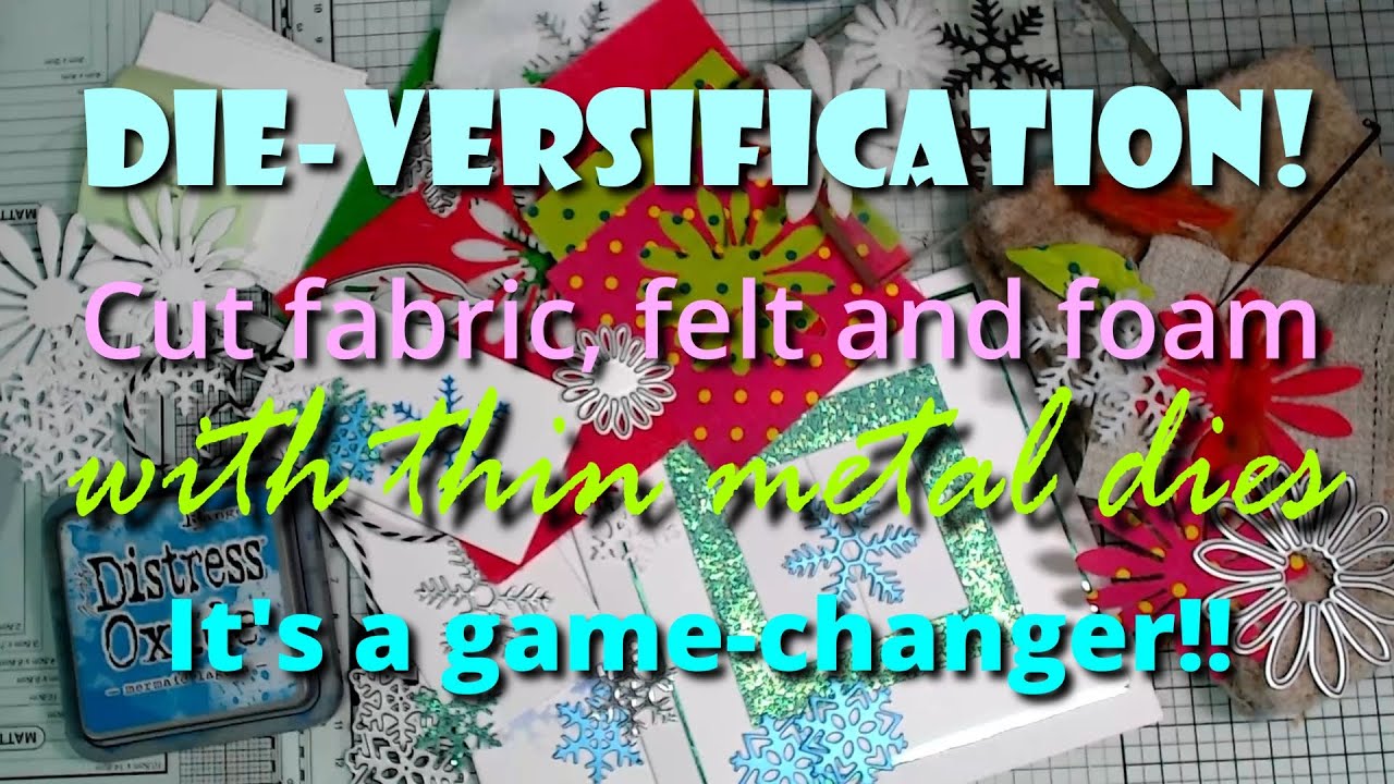 Cutting fabric, felt and foam with thin metal dies
