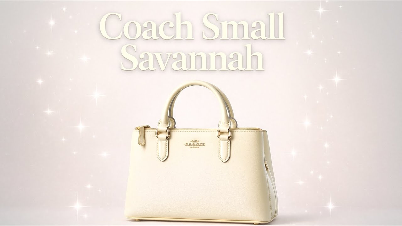 💛Coach Small Savannah Carryall in Moonlight💛