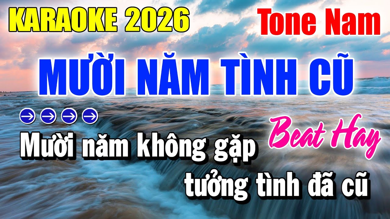 Karaoke Mười Năm Tình Cũ Tone Nam ( Beat Hay ) Karaoke Thanh Duy