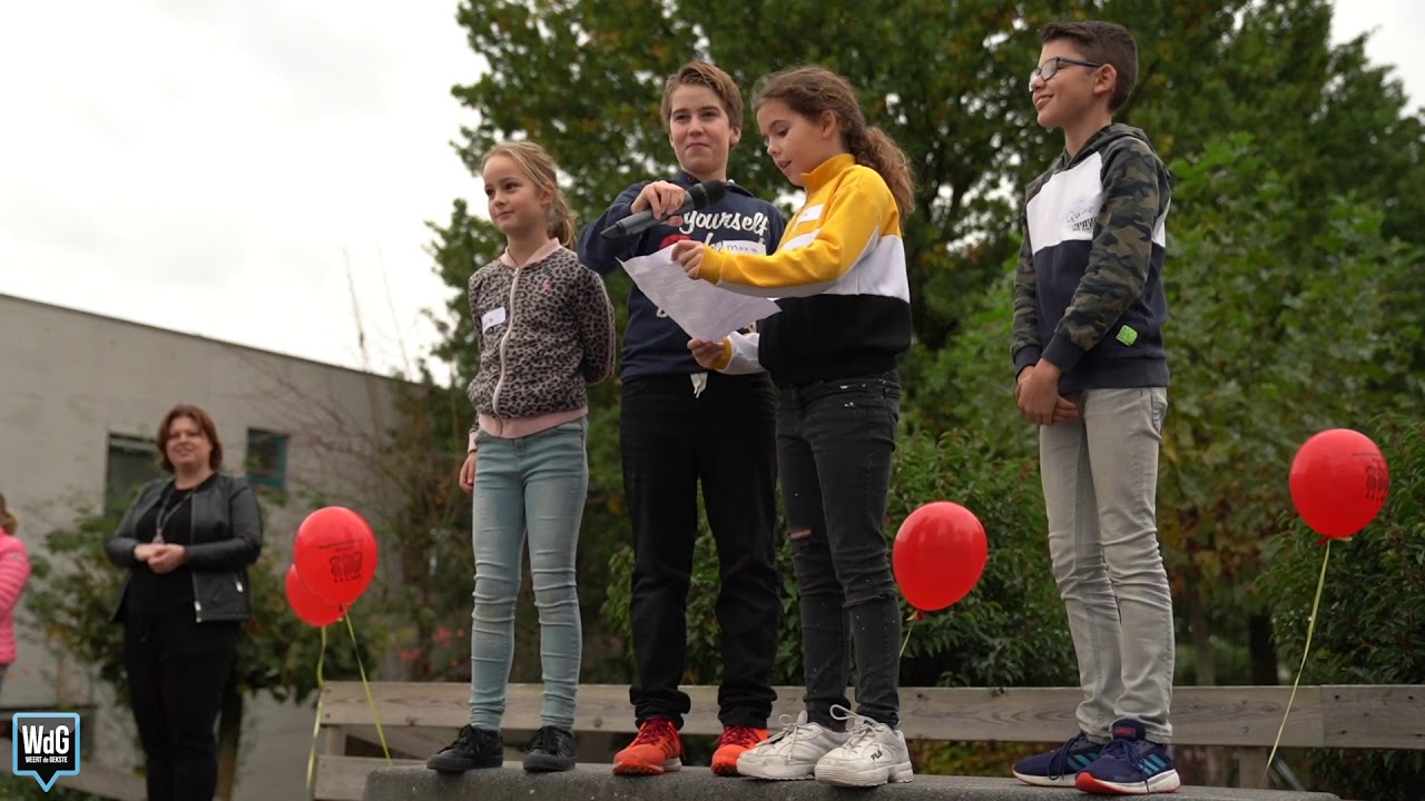Leerlingen maken van Montessorischool in Weert een museum voor moderne kunst