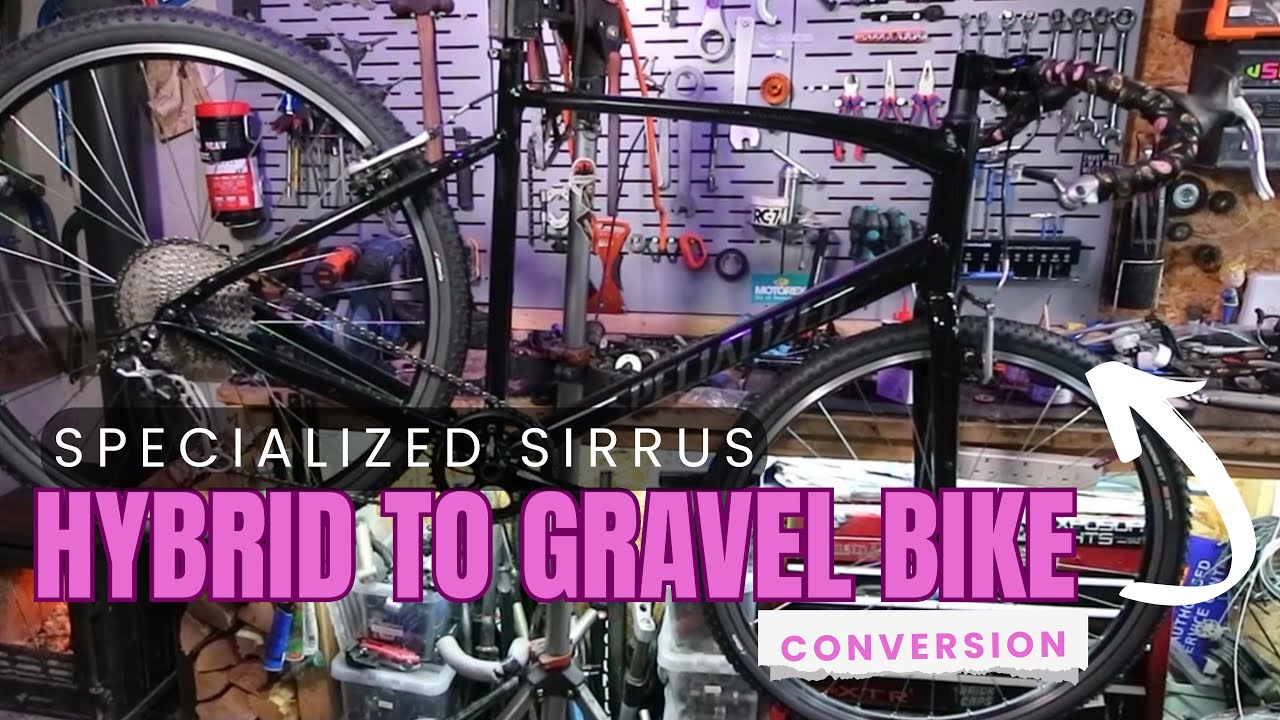 Turning an old Hybrid into a Budget Gravel Bike