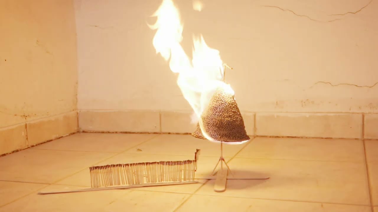 Christmas Tree Made of 2,000 Matches 🎄🔥 | Extreme Matchstick Craft & Fire Experiment | BEST-CRAFTY