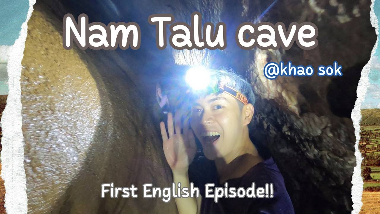 Adventure tour to Nam Talu cave at Khao sok, Surat thani province