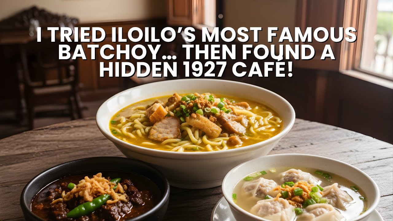 I Tried Iloilo’s Most Famous Batchoy… Then Found a Hidden 1927 Café!