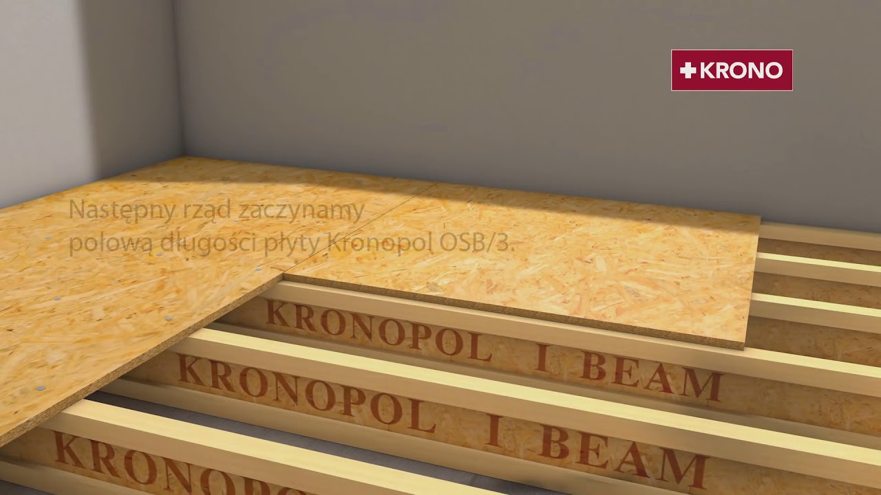 SWISS KRONO - Instrukcja montażu podłogi z płyt OSB/3