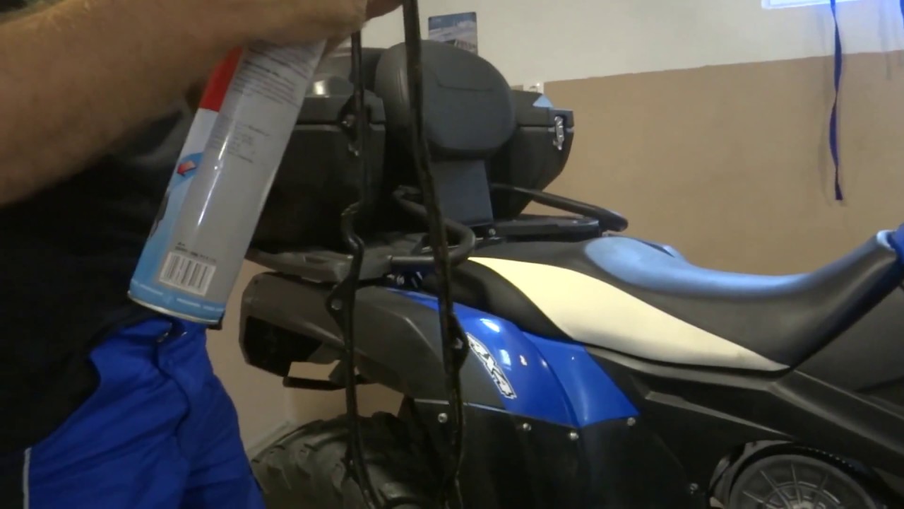 ATV Cleaning and ispecting CVT CF MOTO