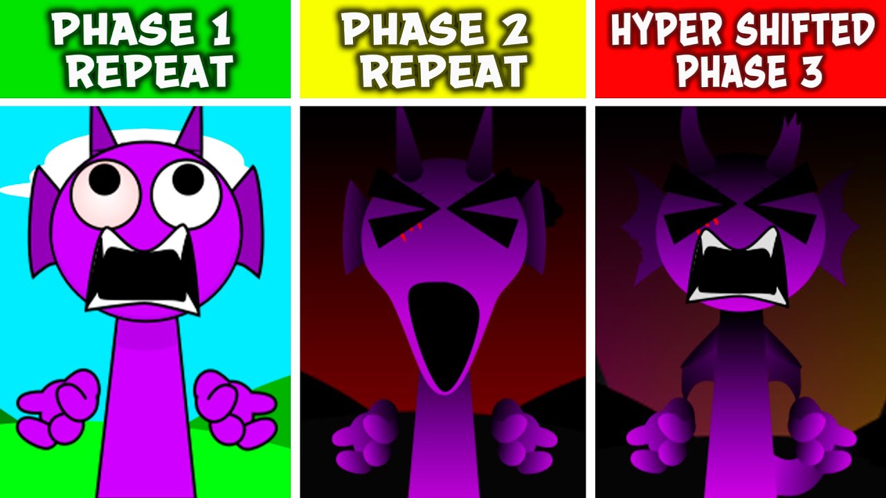 Sprunki PHASE 1 And PHASE 2 But Everyone Is REPEAT After HYPER SHIFTED PHASE 3