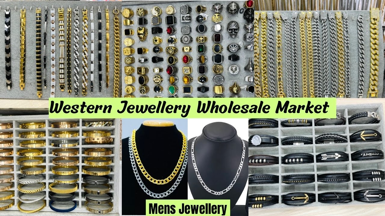 Western Jewellery wholesale Market Mumbai |Anti Tarnish Stainless Jewellery Mens Jewellery Wholesale