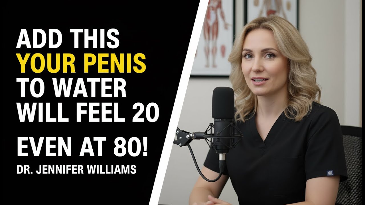 Don’t Drink Plain Water After 50! Add THIS Mineral for Insane Blood Flow - Dr. Jennifer Williams