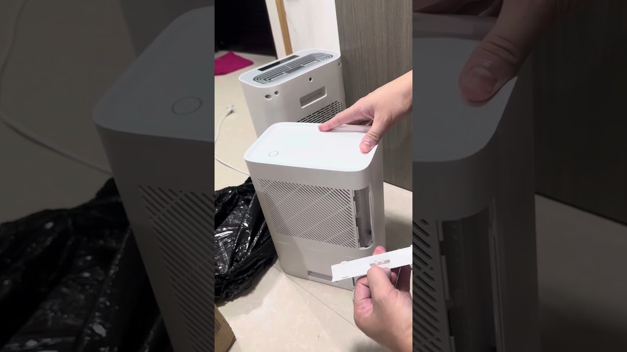 Unboxing and first test of my new Simplus 2in1 Dehumidifier & Air Purifier—budol from the 7.7 sale!
