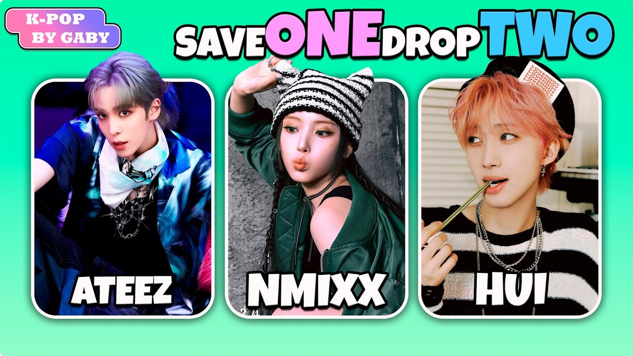 SAVE ONE DROP TWO #2 | OLD & NEW SONGS | KPOP GAME