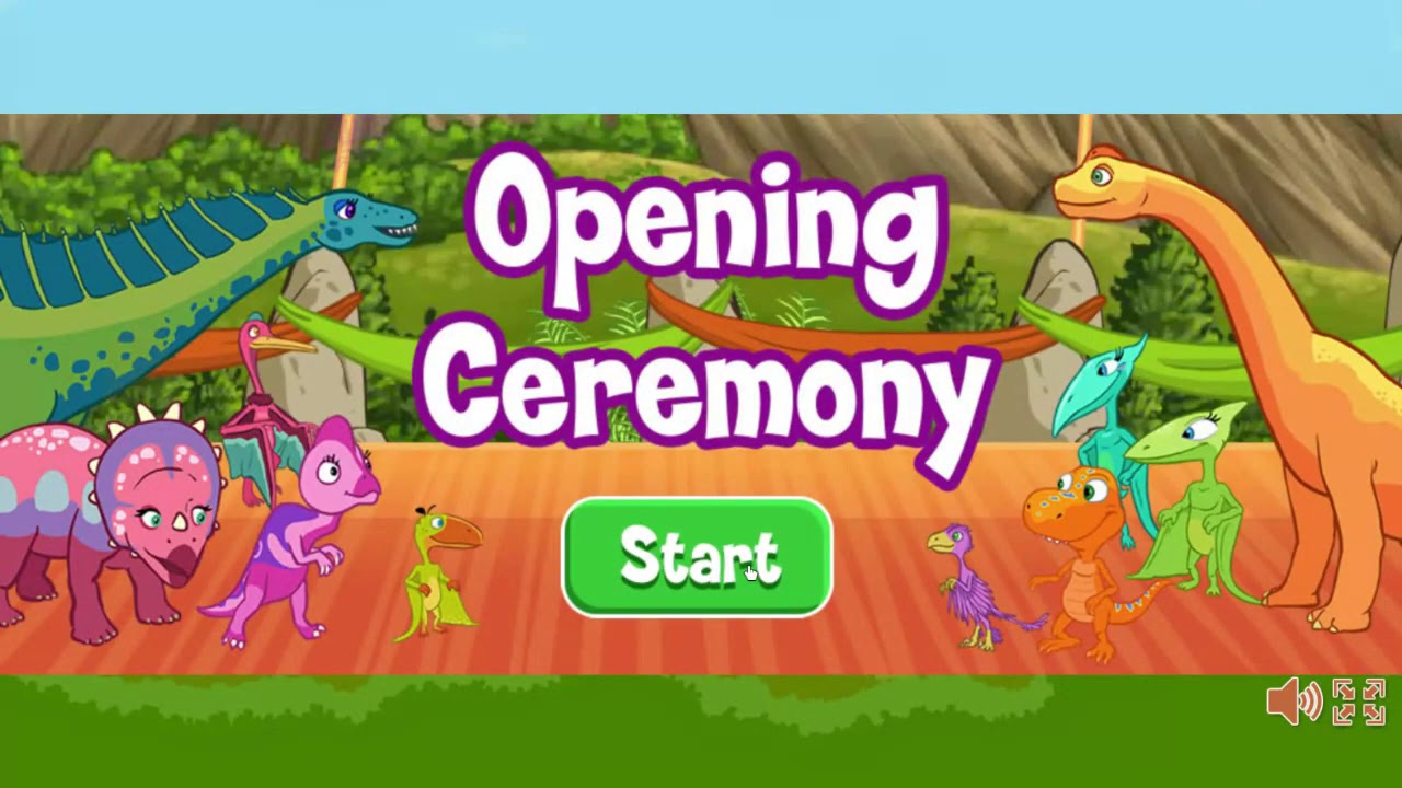 WGA29 Dinosaur Train Roarin' Relay, pinecone pass & opening ceremony PBS KIDS